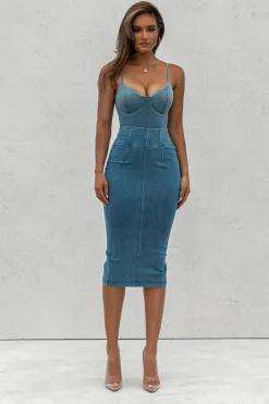 ANITA LONG DENIM SKIRT*JLUXLABEL Fashion