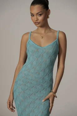 Aqua Gabriela Knit Maxi Dress*JLUXLABEL Discount