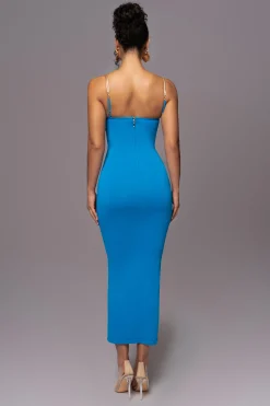 Aqua La Lune Drape Midi Dress*JLUXLABEL Hot