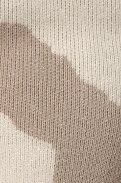 Beige Abstract Tropic Oasis Top*JLUXLABEL Online