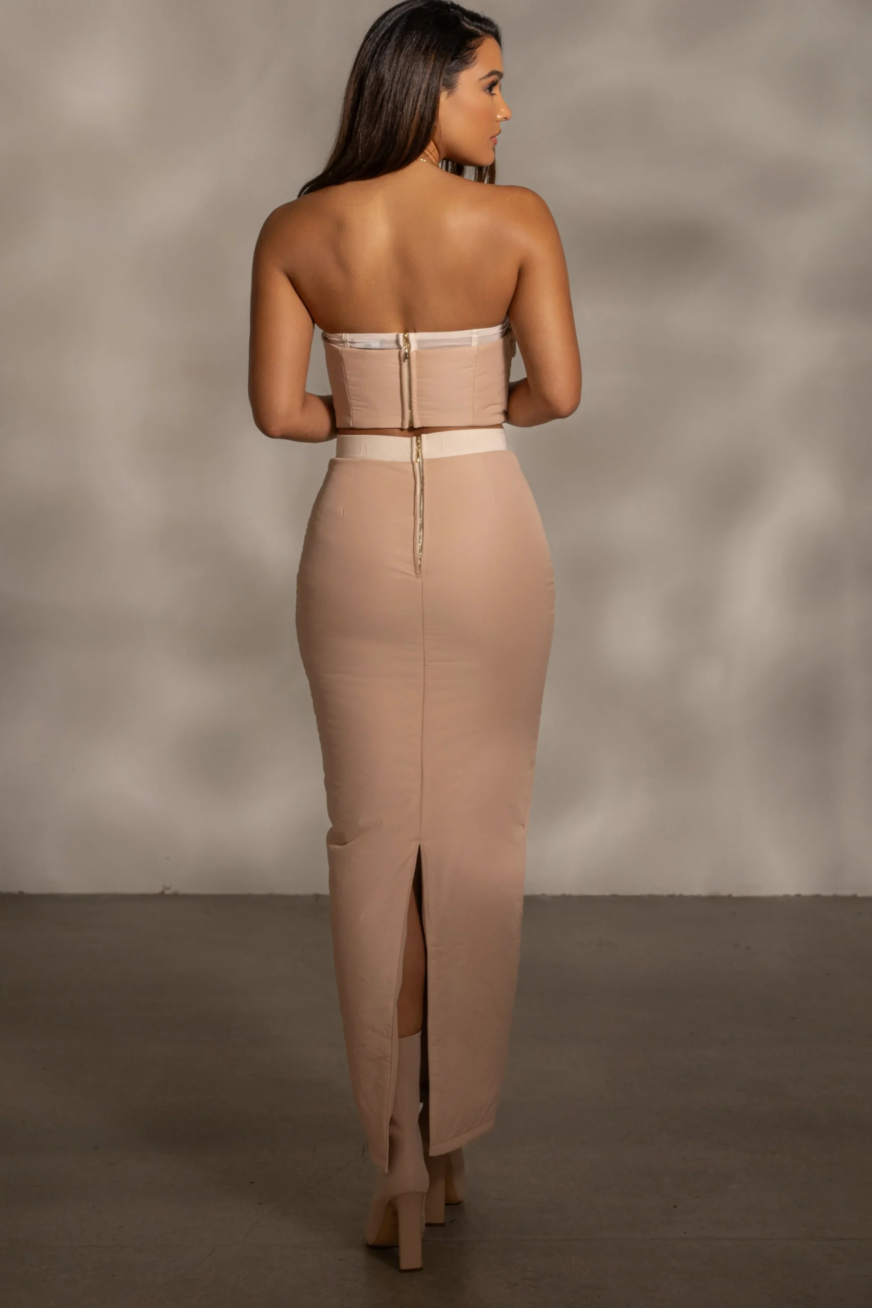 Beige Addyson Skirt Set*JLUXLABEL Online