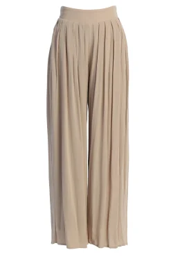 Beige After Sunset Pleated Pants*JLUXLABEL Sale