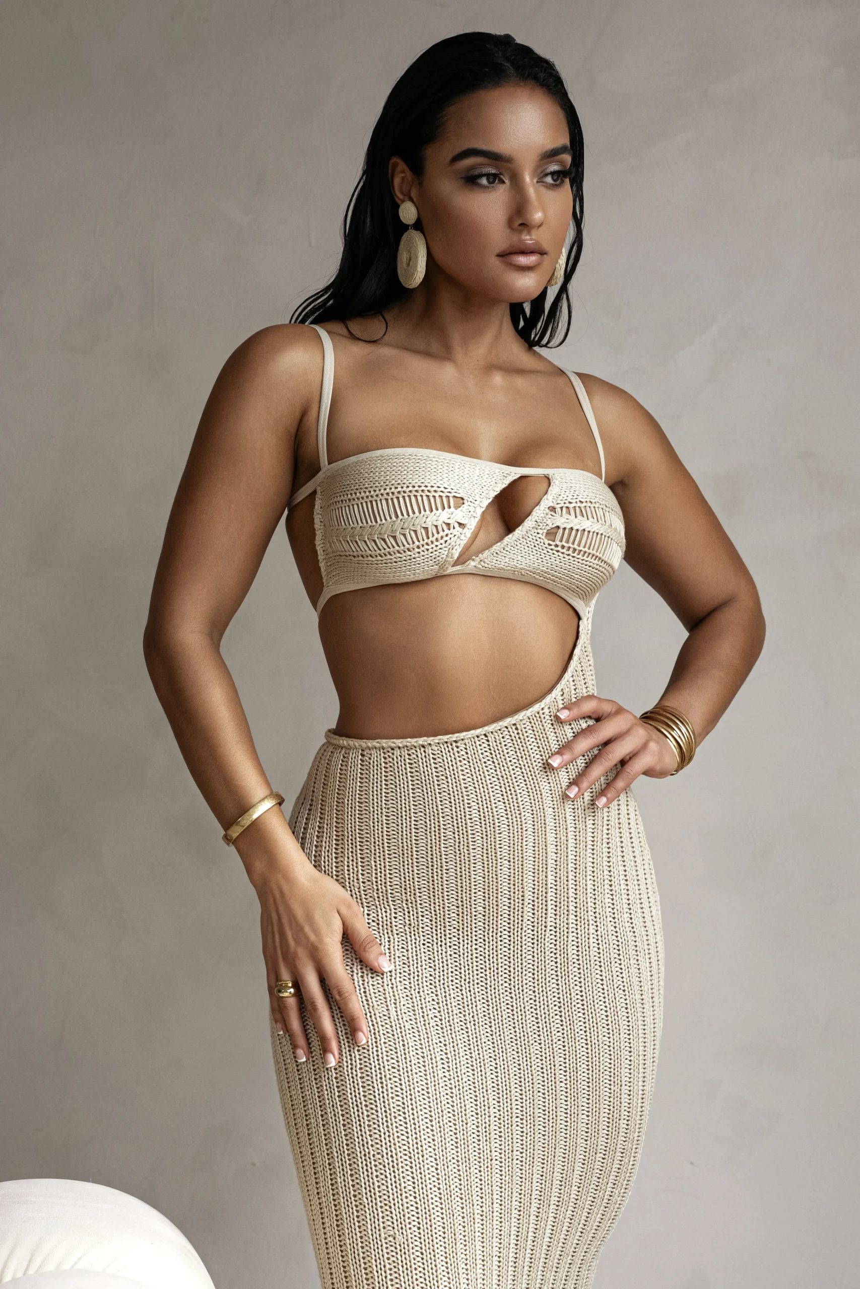 Beige Coastal Escape Dress*JLUXLABEL Fashion