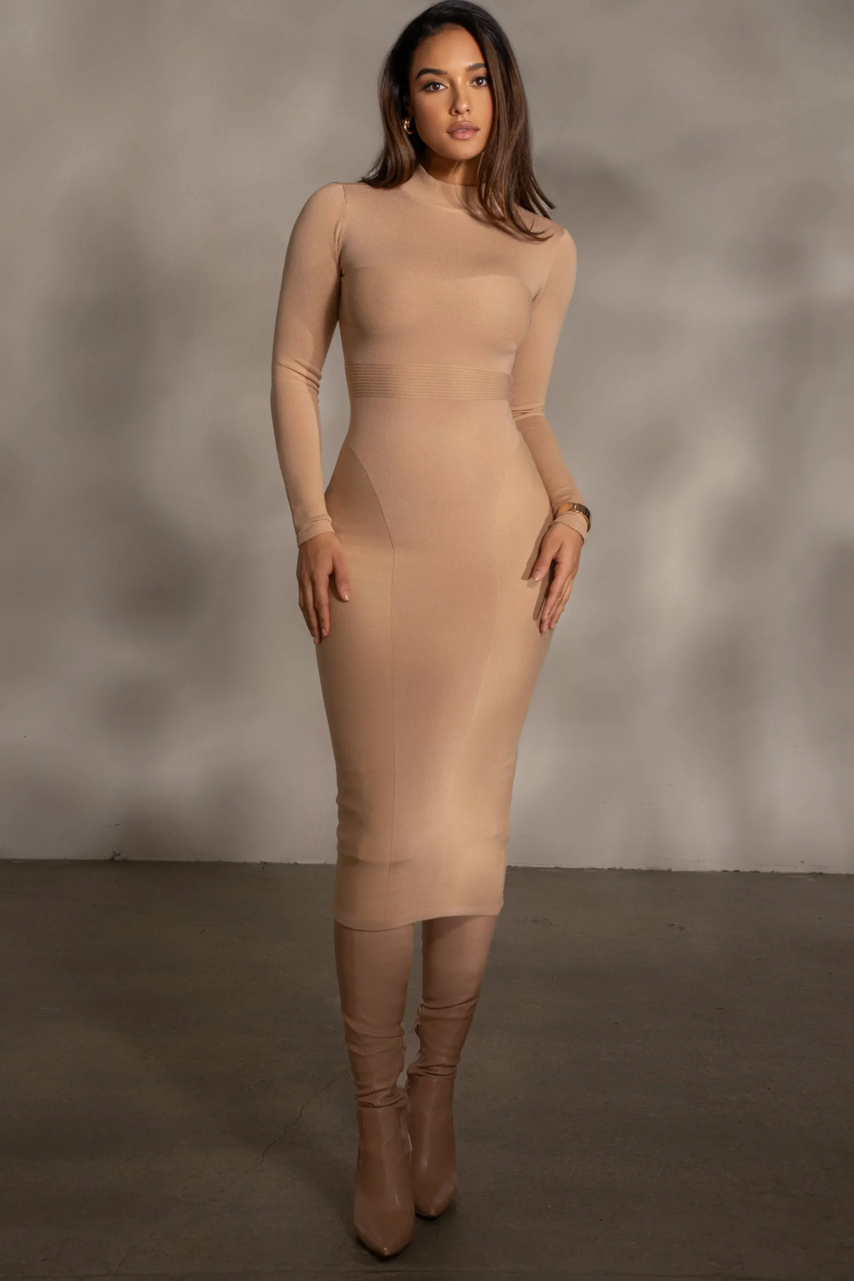 Beige Dakotah Midi Dress*JLUXLABEL Hot