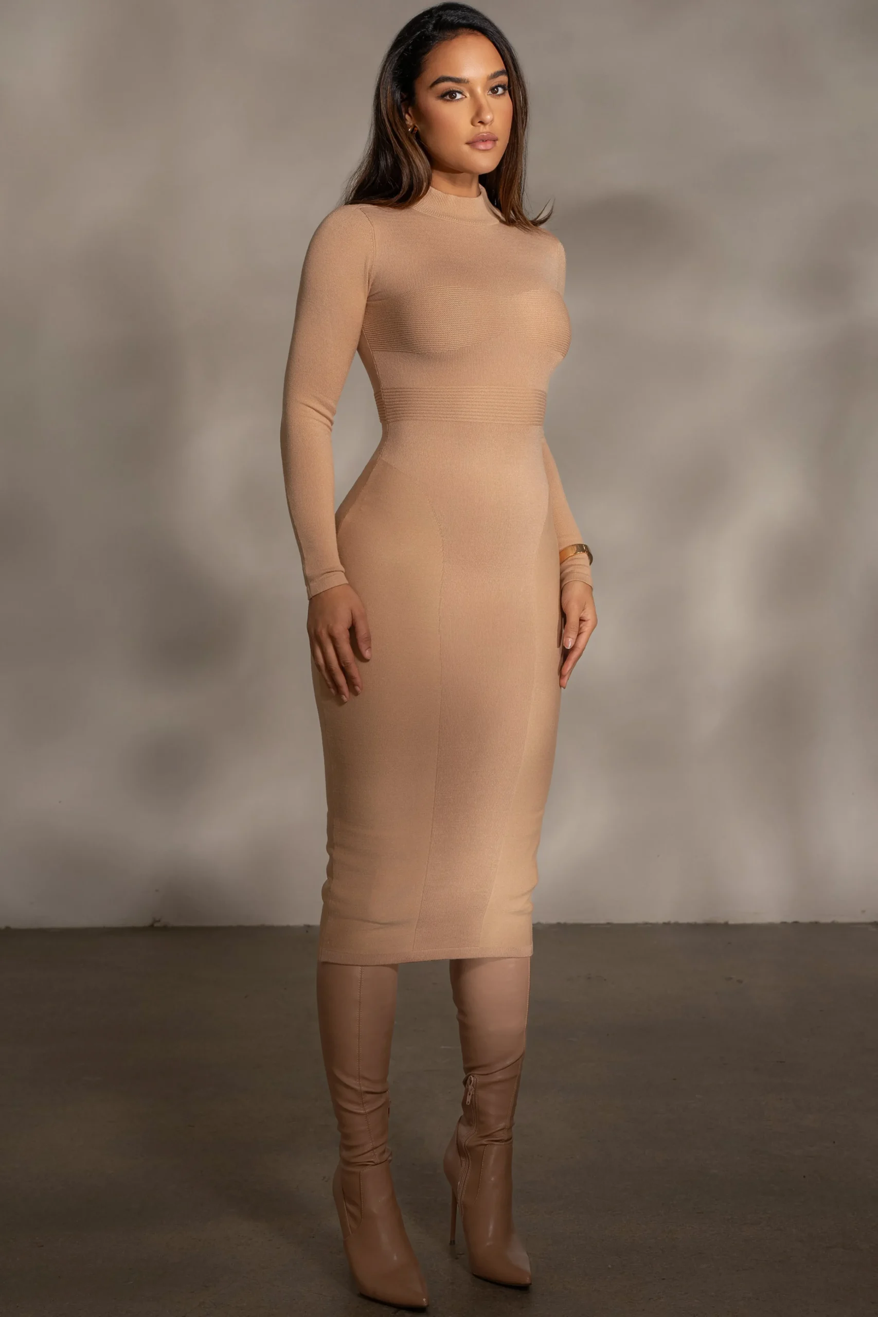 Beige Dakotah Midi Dress*JLUXLABEL Hot