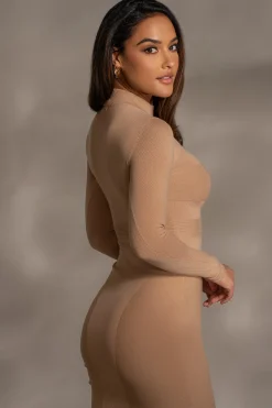 Beige Dakotah Midi Dress*JLUXLABEL Hot