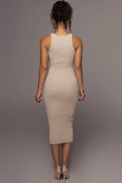 Beige Day To Night Midi Dress*JLUXLABEL Sale