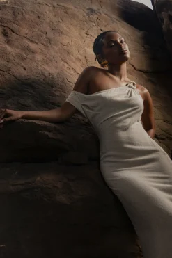 Beige Escape Linen Dress*JLUXLABEL New