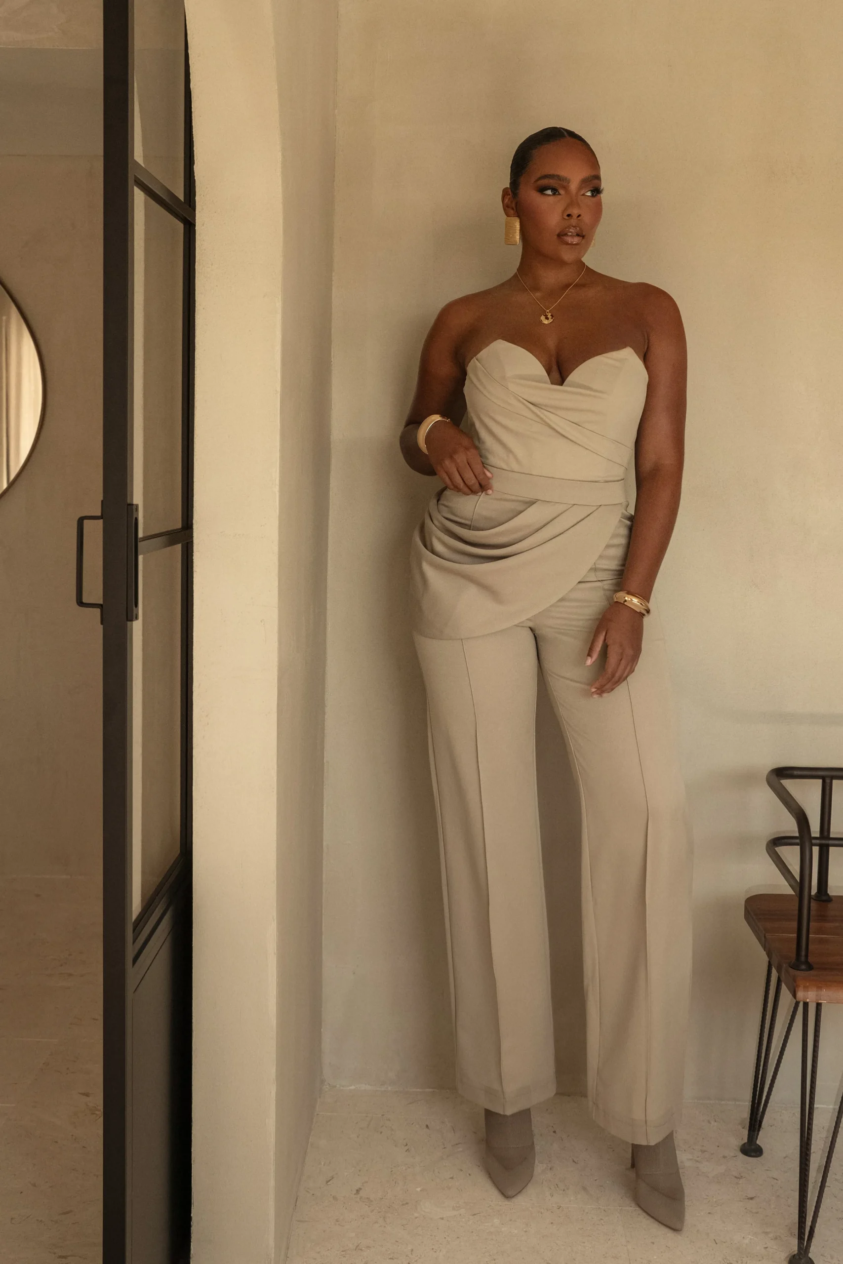 Beige Falling For You Corset*JLUXLABEL Best