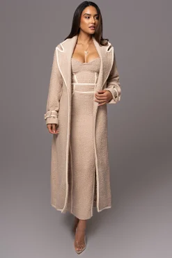 Beige Fit For Success Boucle Coat*JLUXLABEL Discount