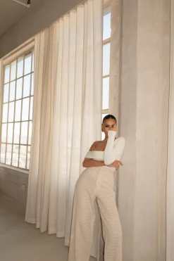 Beige Francine Pants*JLUXLABEL New