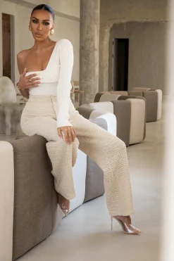 Beige Francine Pants*JLUXLABEL New