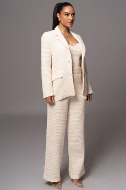 Beige Francine Pants*JLUXLABEL New