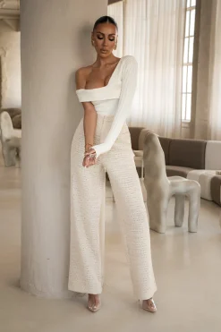 Beige Francine Pants*JLUXLABEL New