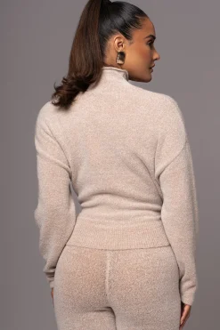 Beige Ivy Sweater Knit Pant Set*JLUXLABEL Clearance