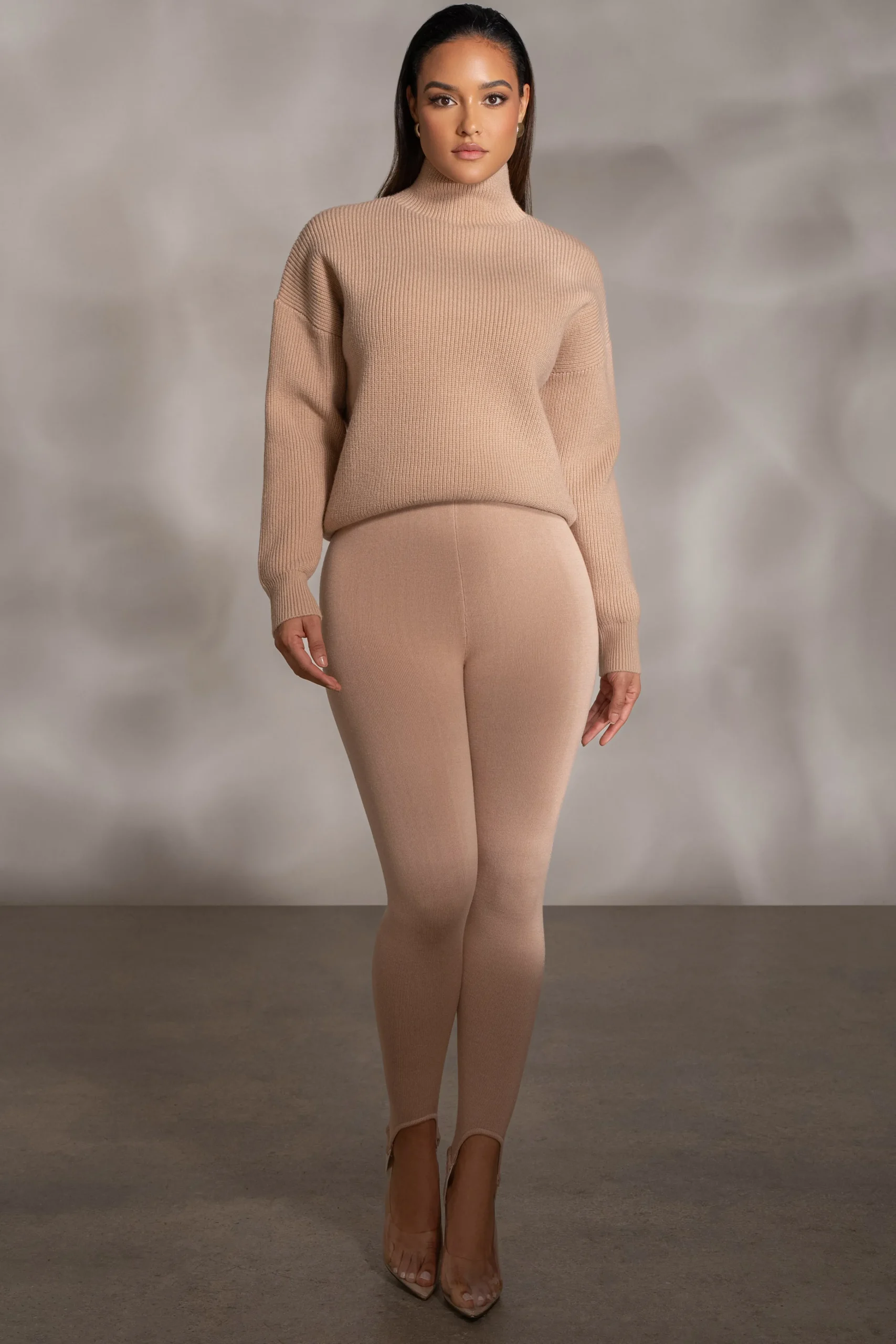 Beige Jenni Turtleneck Sweater Top*JLUXLABEL Best