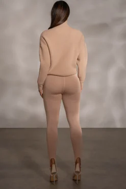 Beige Jenni Turtleneck Sweater Top*JLUXLABEL Best