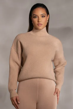 Beige Jenni Turtleneck Sweater Top*JLUXLABEL Best