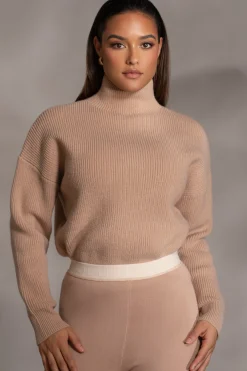 Beige Jenni Turtleneck Sweater Top*JLUXLABEL Best