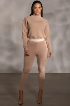 Beige Jenni Turtleneck Sweater Top*JLUXLABEL Best