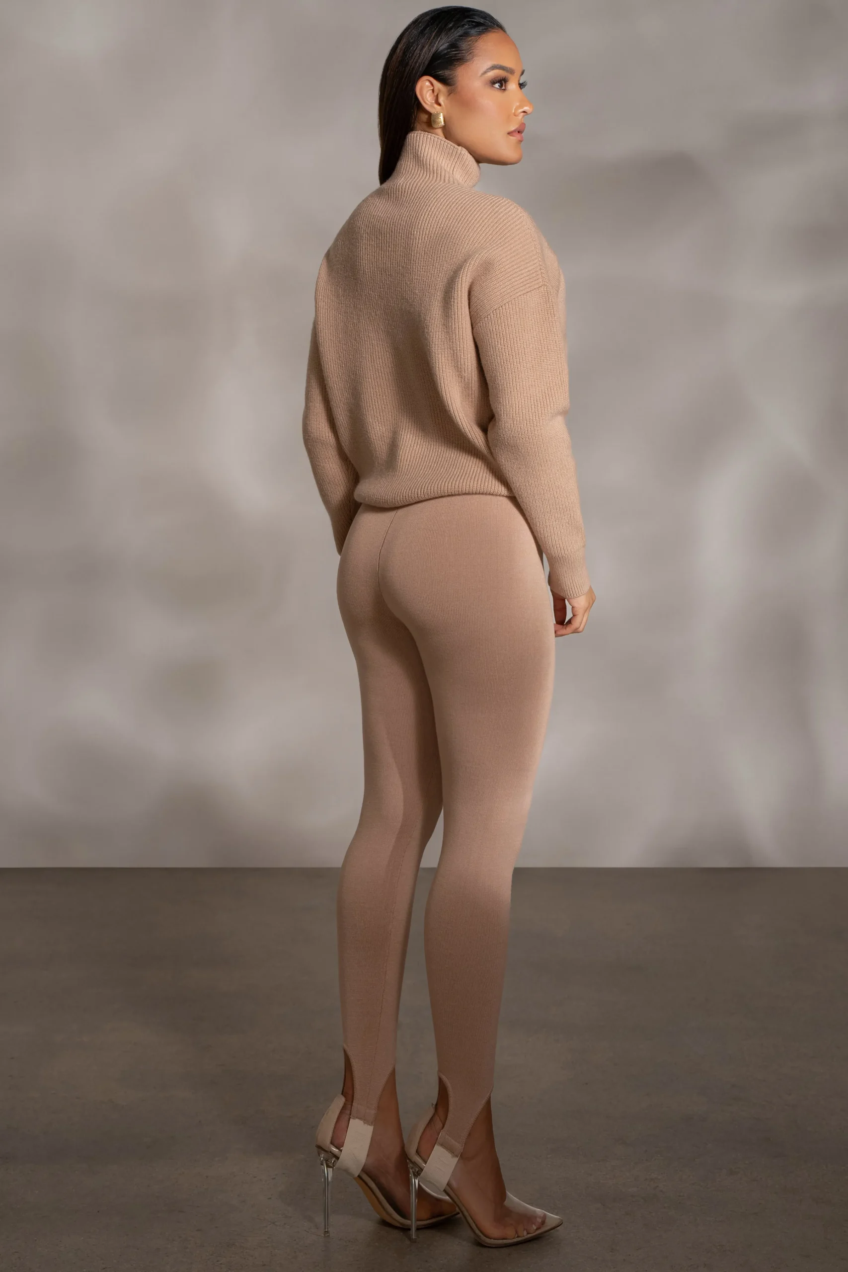 Beige Jenni Turtleneck Sweater Top*JLUXLABEL Best