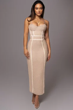 Beige Jozie Bustier Top*JLUXLABEL New