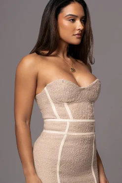 Beige Jozie Bustier Top*JLUXLABEL New