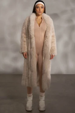 Beige Kris Front Zipper Jumpsuit*JLUXLABEL Clearance