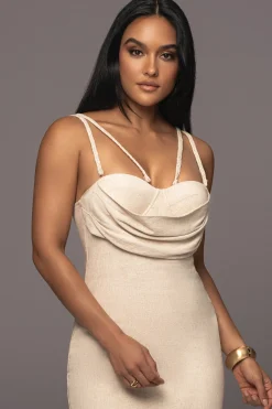 Beige Linen Visions Of You Dress*JLUXLABEL Best