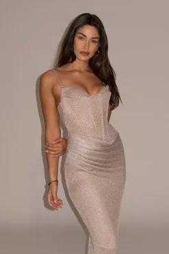 Beige Lush Life Maxi Dress*JLUXLABEL New