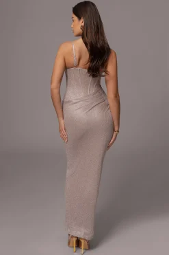 Beige Lush Life Maxi Dress*JLUXLABEL New