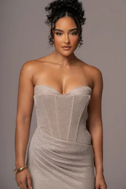 Beige Lush Life Maxi Dress*JLUXLABEL New