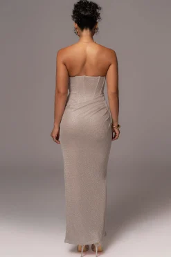 Beige Lush Life Maxi Dress*JLUXLABEL New