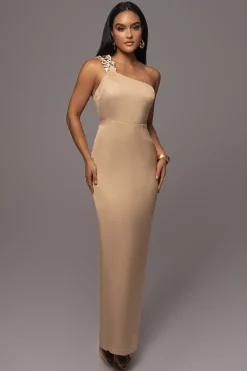 Beige Luxury Living Maxi Dress*JLUXLABEL New