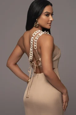 Beige Luxury Living Maxi Dress*JLUXLABEL New