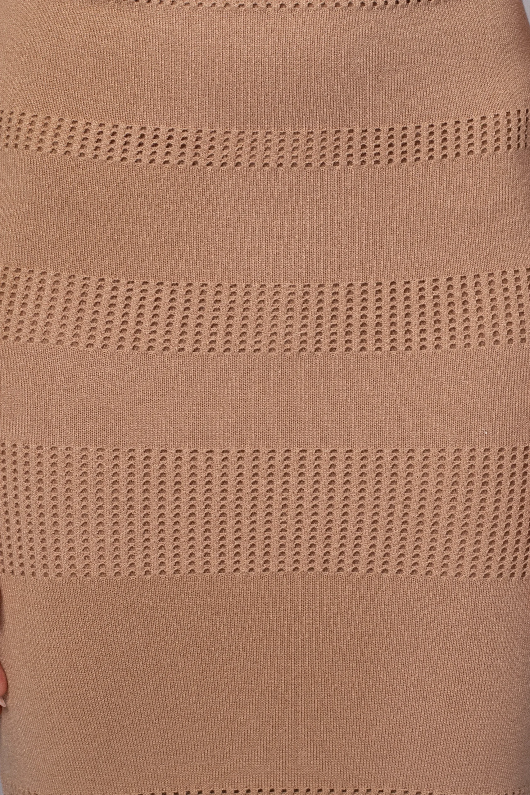 Beige Sandy Shores Knit Midi Dress*JLUXLABEL Discount