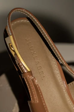 Beige Slingback Pointed Toe Pumps*JLUXLABEL Discount