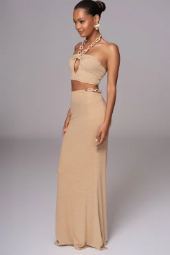 Beige Summer Horizon Skirt Set*JLUXLABEL Hot