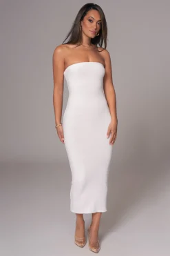 Beige/Ivory Shelley Reversible Maxi Dress*JLUXLABEL Hot