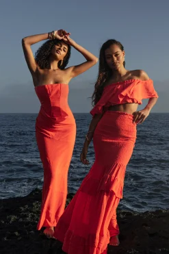 Berry Journey Linen Maxi Dress*JLUXLABEL Hot