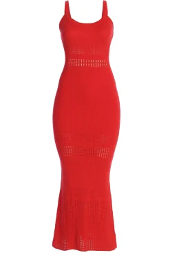 Berry Palm Springs Knit Maxi Dress*JLUXLABEL Fashion