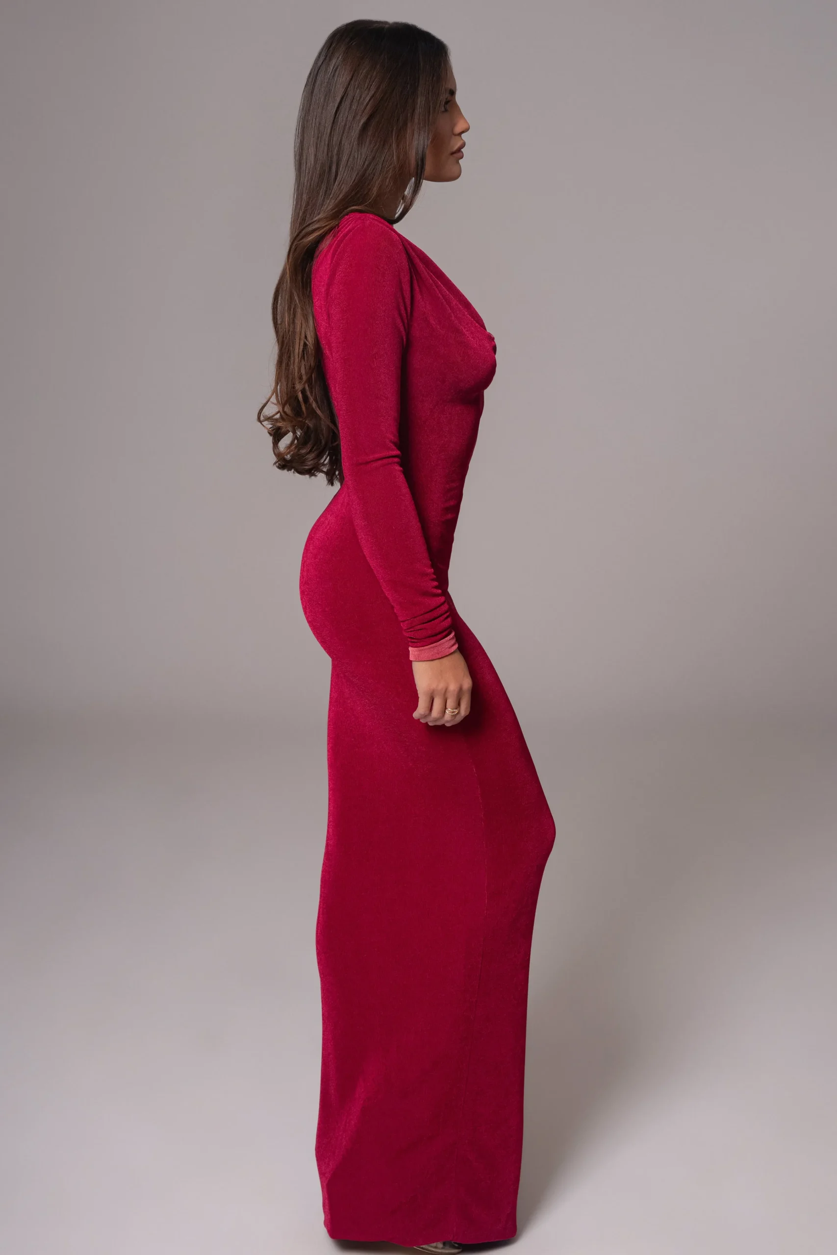 Berry/Mauve Ashton Reversible Maxi Dress*JLUXLABEL Sale