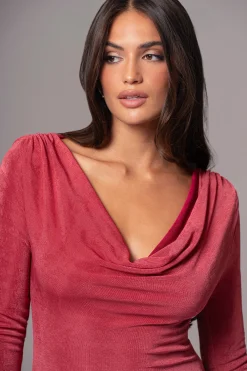 Berry/Mauve Ashton Reversible Maxi Dress*JLUXLABEL Sale