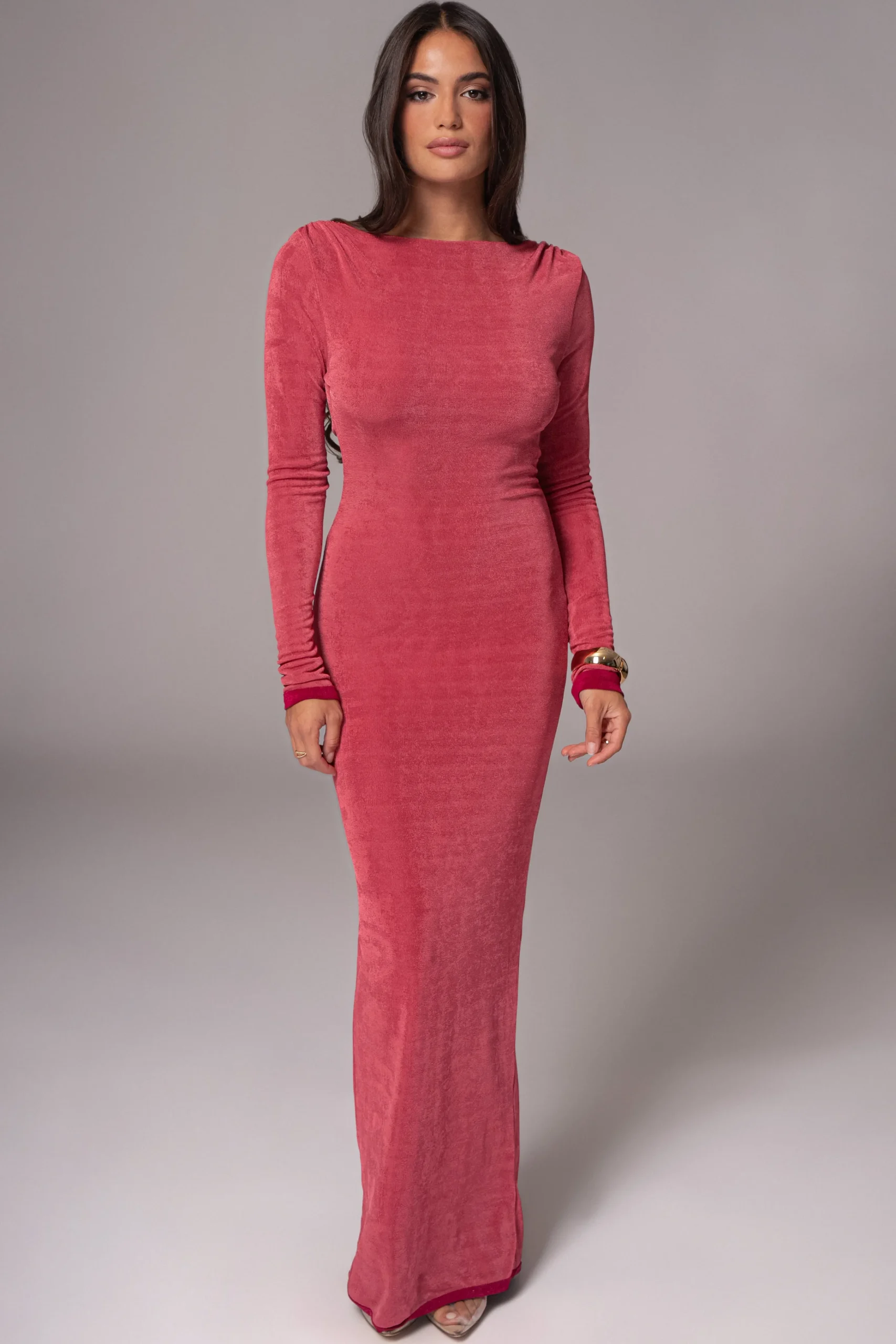 Berry/Mauve Ashton Reversible Maxi Dress*JLUXLABEL Sale