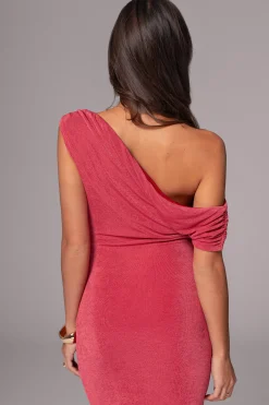 Berry/Red Classic Elegance Reversible Maxi Dress*JLUXLABEL New