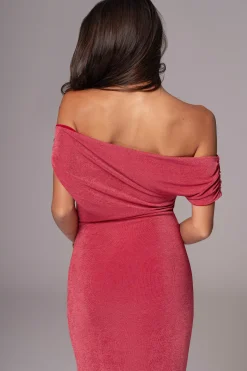 Berry/Red Classic Elegance Reversible Maxi Dress*JLUXLABEL New