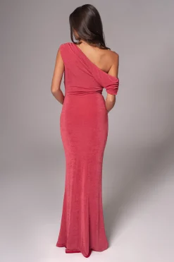 Berry/Red Classic Elegance Reversible Maxi Dress*JLUXLABEL New