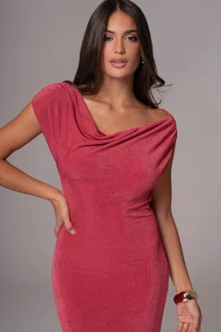 Berry/Red Classic Elegance Reversible Maxi Dress*JLUXLABEL New