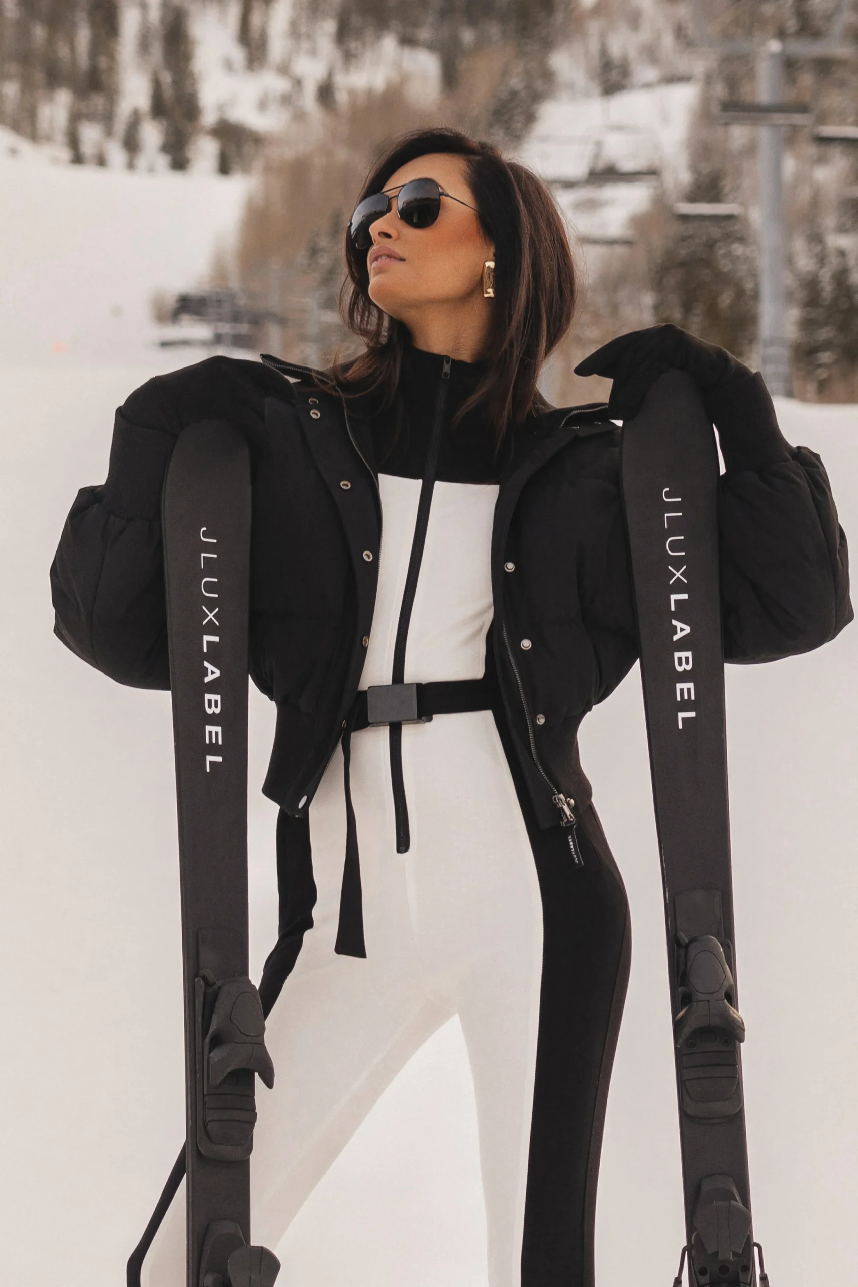 Black Arctic Rush Ski Suit*JLUXLABEL Sale