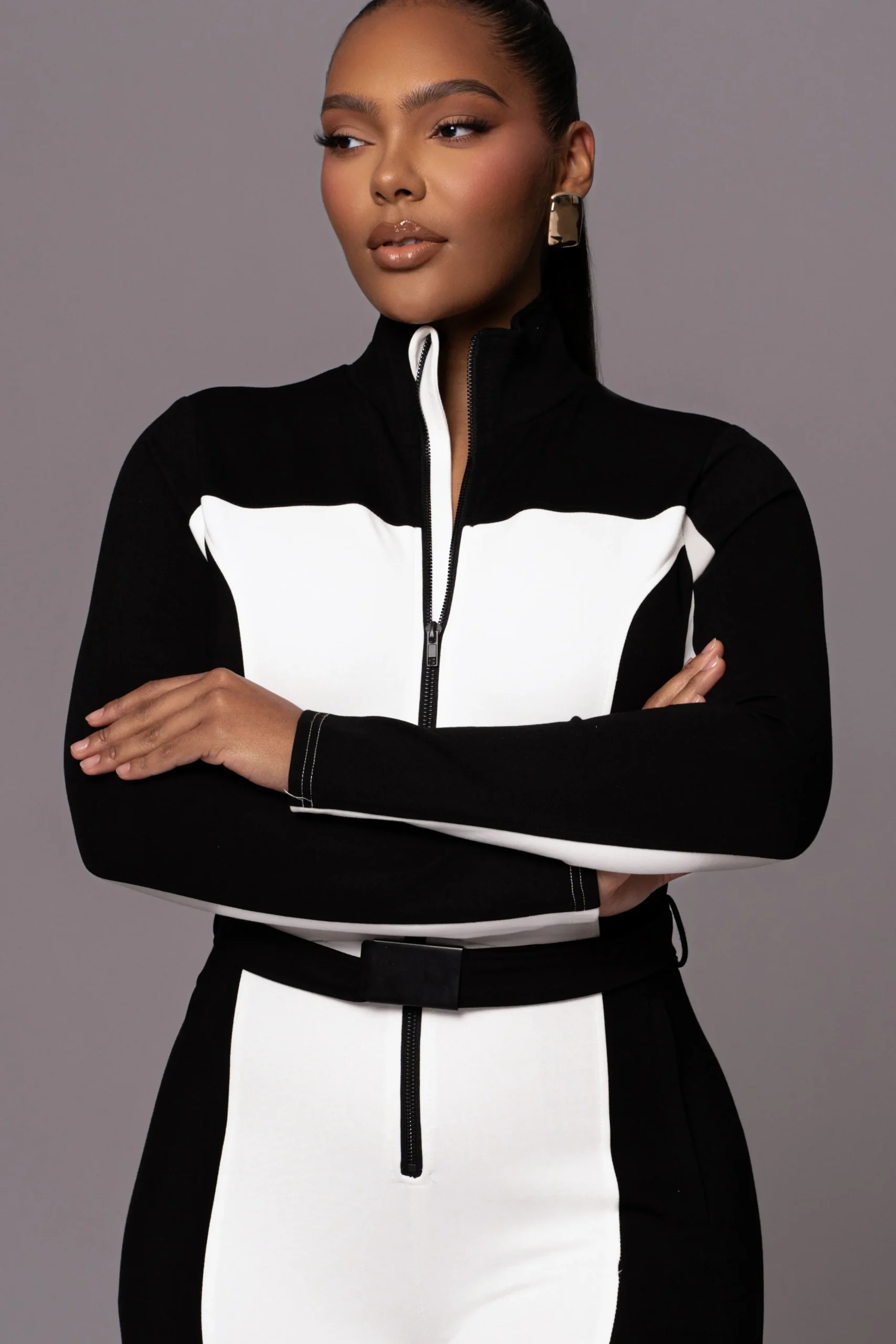 Black Arctic Rush Ski Suit*JLUXLABEL Sale